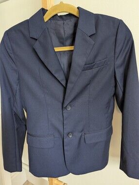 Boy's Navy Two-Button Sport Coat Size 10